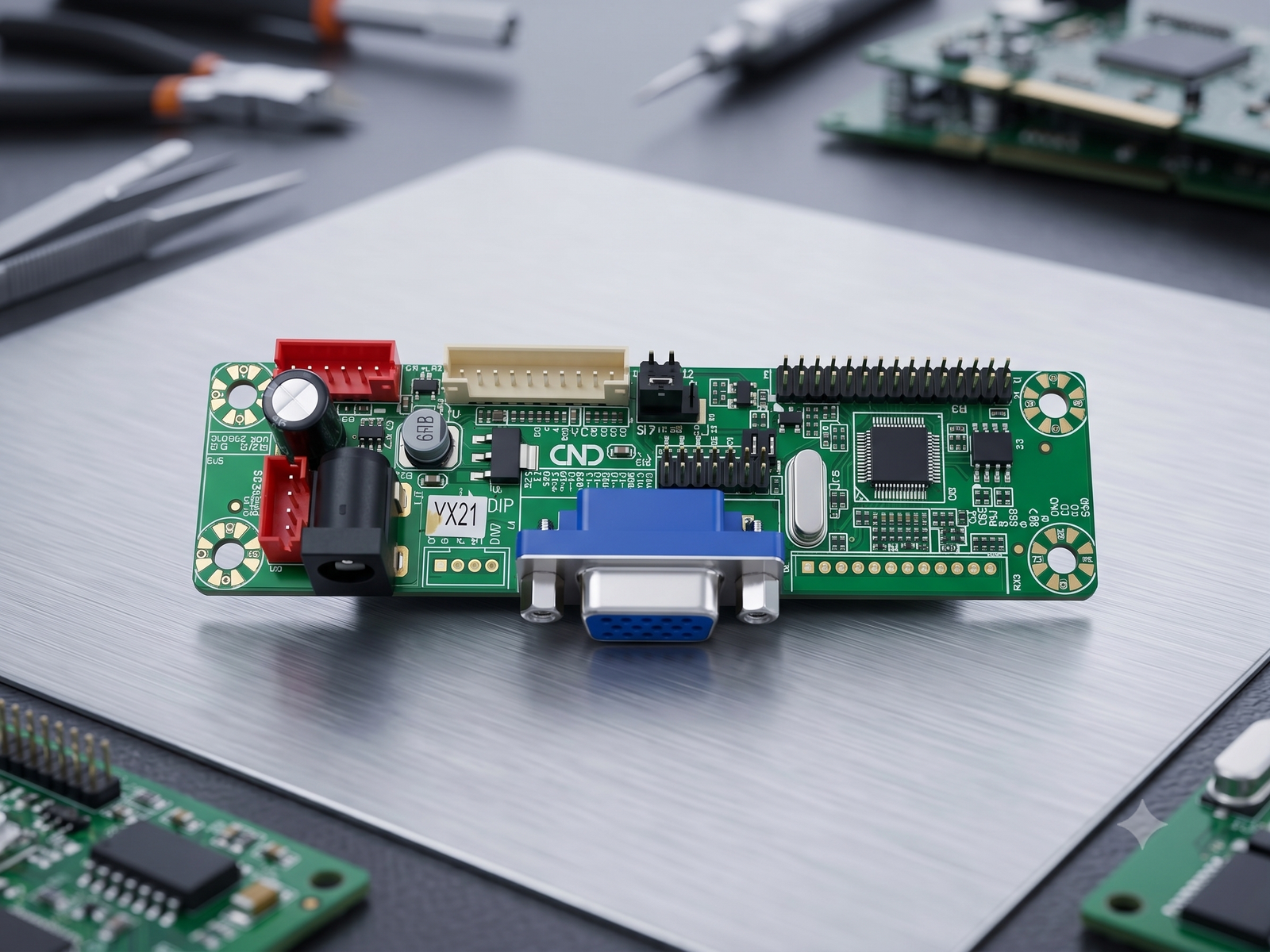 MT2280-MD V2.1 LCD TV Driver Board with VGA Input – Automatic & Manual Resolution Adjustment