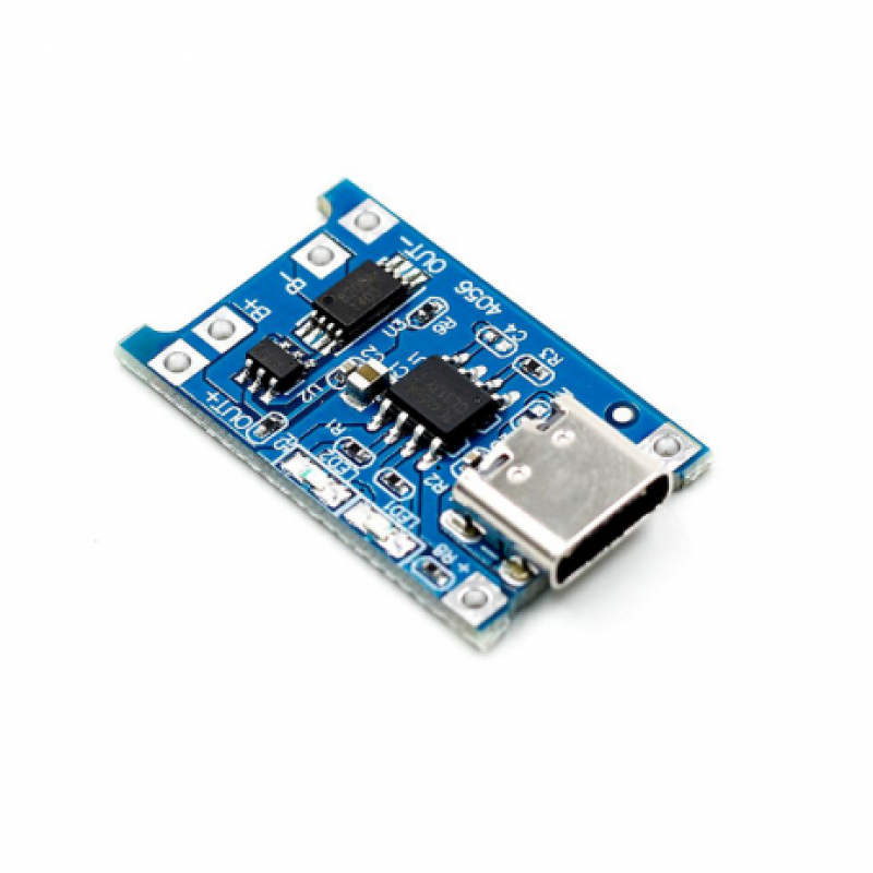 TP4056 1A Li-ion Lithium Battery Charging Module with Current Protection – Type-C
